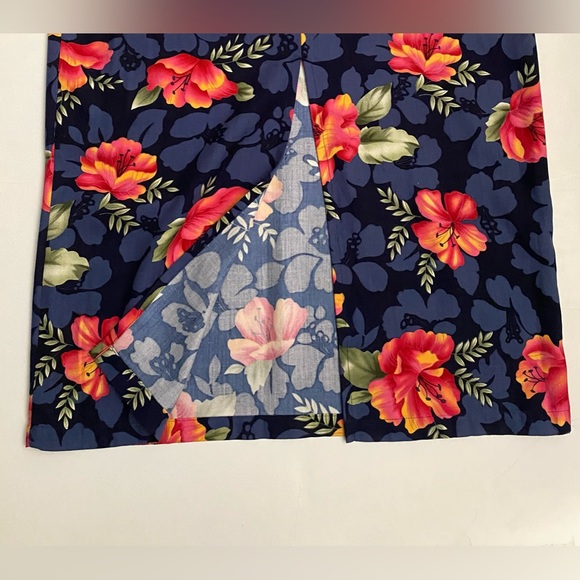 La Cabana TROPICAL HAWAIIAN SLEEVELESS MAXI DRESS Vintage, women’s size M - Picture 7 of 9